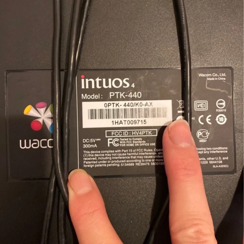 $400 Wacom Black Graphics Tablet with Pen and Mouse